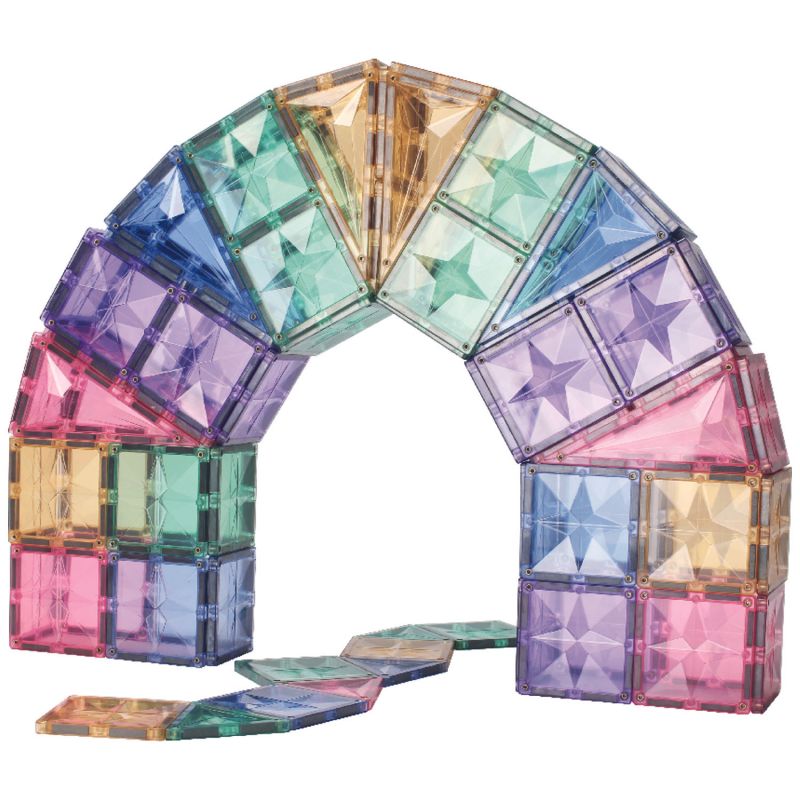 Grand kit de construction magnétique Creative Pastel (125 pièces) Cleverclixx Produit 4