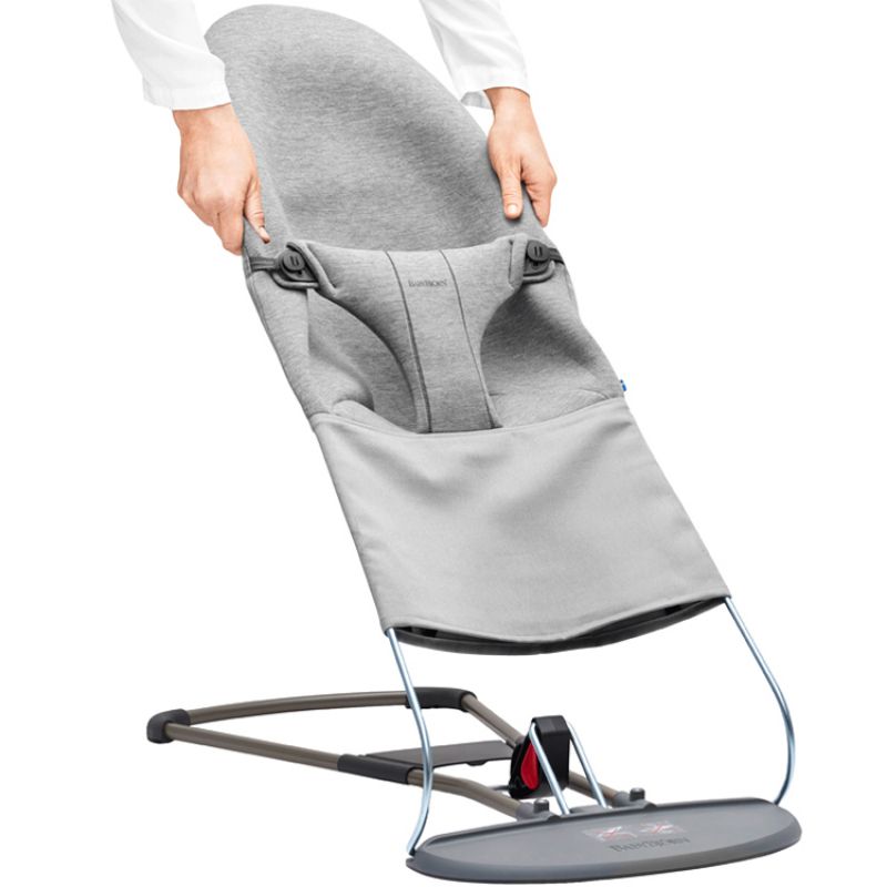Housse pour Transat Bliss et Balance Soft Jersey 3D gris clair BabyBjörn