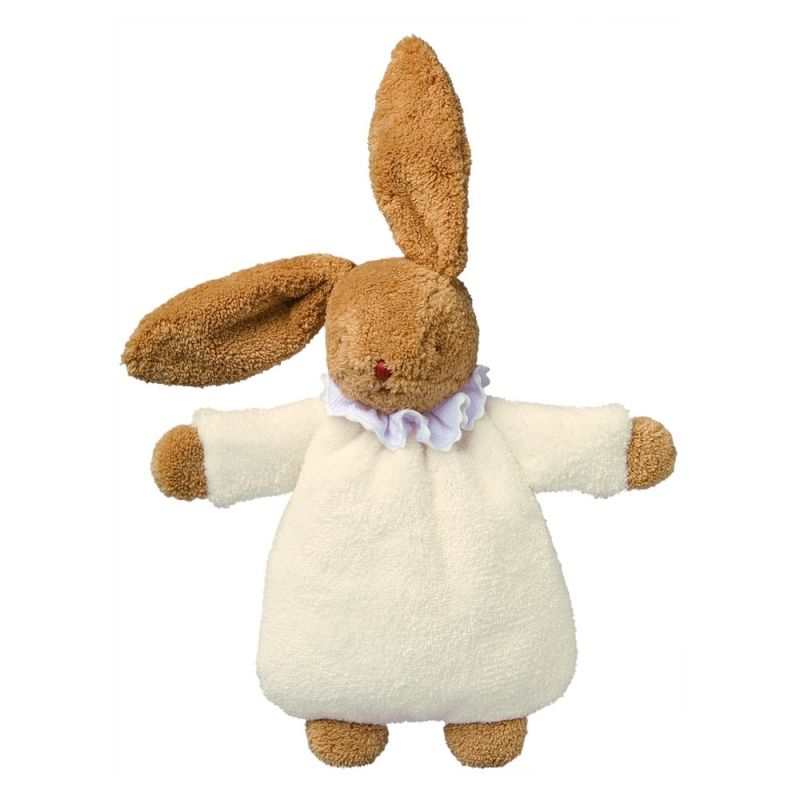 Peluche hochet Lapin nid d'ange ivoire (20 cm) Trousselier
