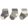 Lot de 3 paires de chaussettes bébé en coton bio Cozy Leg Olive (pointure 15-18) - Lässig 