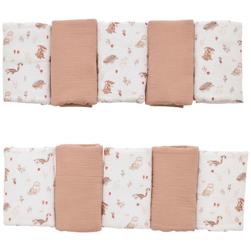 Tour de lit modulable et respirant clairière et Mocha (10 éléments) BB & Co Produit 1