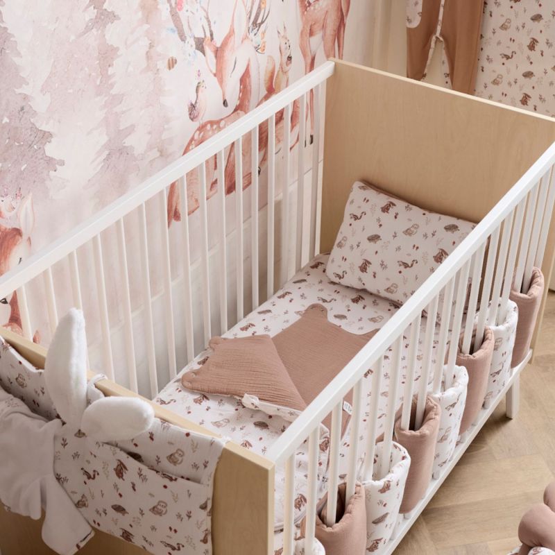 Tour de lit modulable et respirant clairière et Mocha (10 éléments) BB & Co Ambiance 4