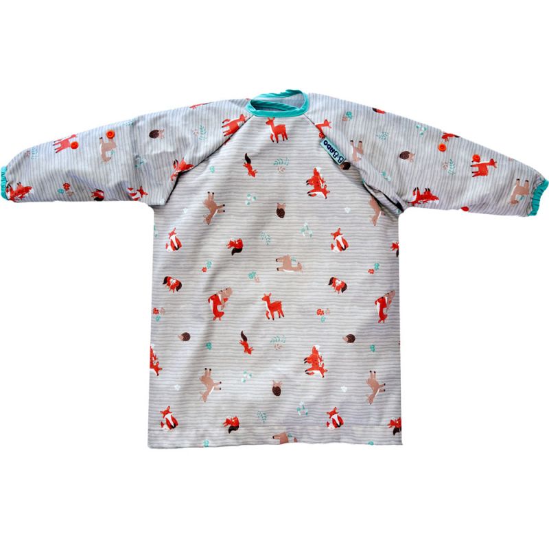 Bavoir tablier manches longues Woodland (6-36 mois) Bibado