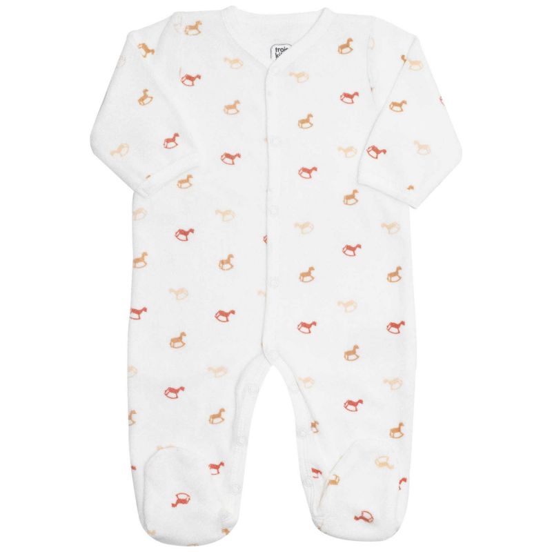 Pyjama Chevaux à bascules (3 mois) Trois Kilos Sept Produit 1