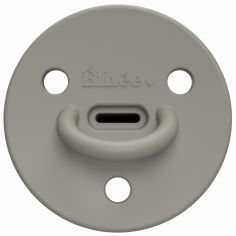 Sucette physiologique Choochoo Kaki (6 mois et +) - Elhée