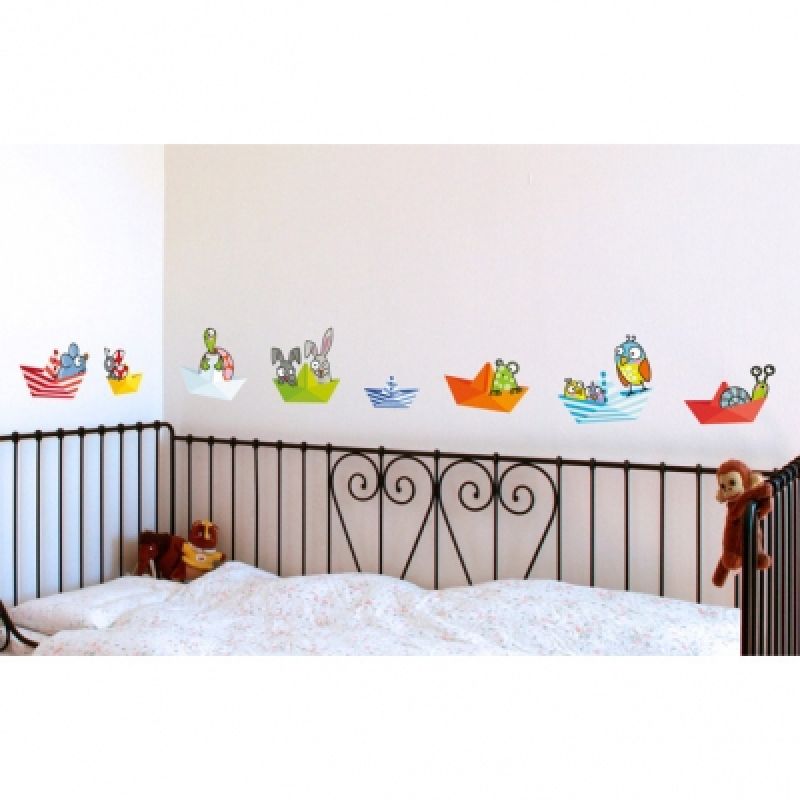 Stickers muraux Petits bateaux Série-Golo