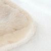 Couverture longs poils Mix & Match ivoire (75 x 100 cm)  par Noukie's