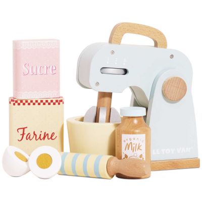 Mixeur et accessoires de pâtisserie en bois FSC