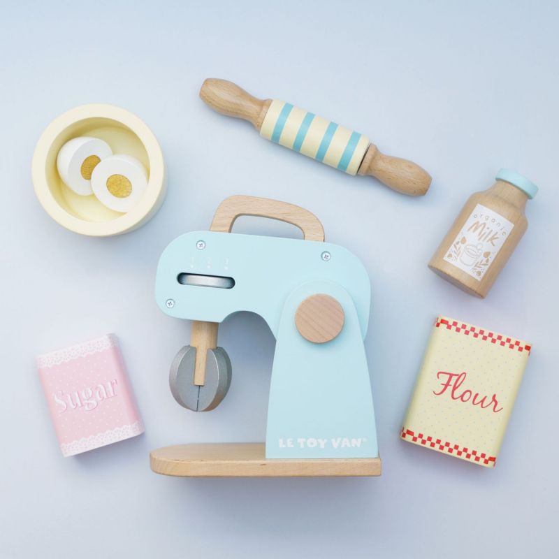 Mixeur et accessoires de pâtisserie en bois FSC Le Toy Van Ambiance 4