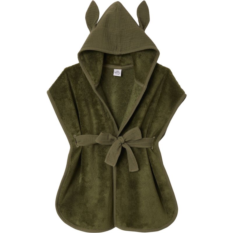 Peignoir de bain en bambou et gaze de coton Fougère (0-2 ans) BB & Co