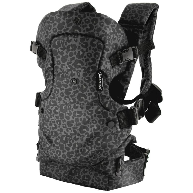 Porte bébé Flip 4 en 1 Black Leopard Infantino Produit 1