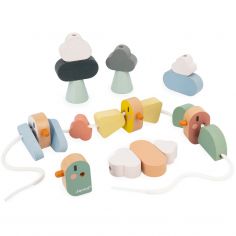Perles à enfiler Oiseaux Sweet Cocoon (21 pièces) - Janod 