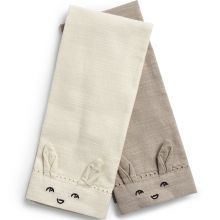 Lot de 2 serviettes de table en coton Vanilla white  par Elodie Details