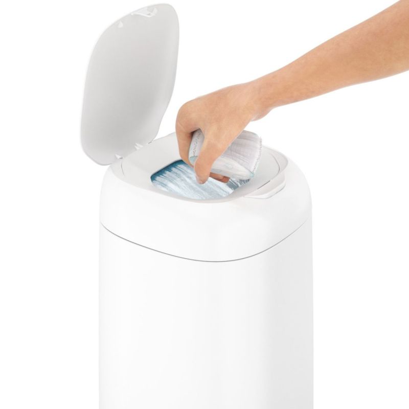 Poubelle à couches Dress up blanc laqué - Reconditionné Angelcare Produit 5