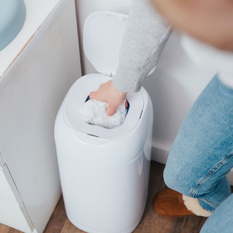 Poubelle à couches Dress up blanc laqué - Reconditionné Angelcare Produit 7