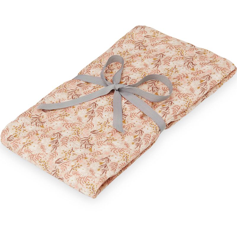 Maxi lange en coton Aurora rose (120 x 120 cm) Cam Cam Copenhagen