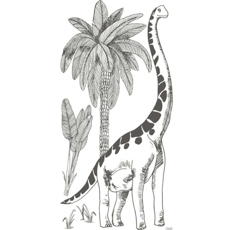 Sticker dinosaure Dinosaurus (64 x 130 cm) Lilipinso