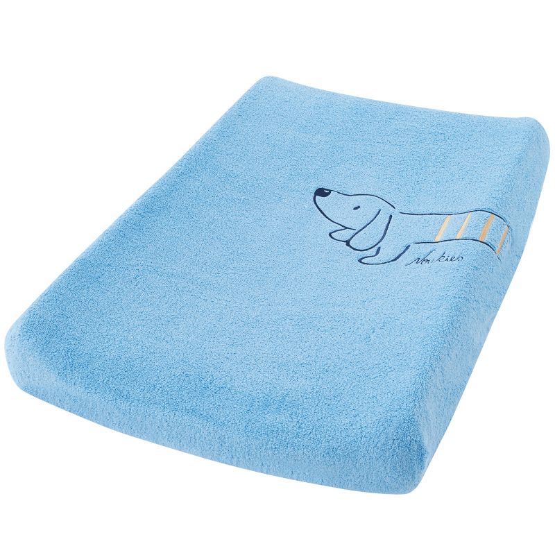Matelas à langer avec housse Aston & Jack chien bleu Noukie's