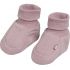 Chaussons en coton bio Pure vieux rose (0-3 mois) - Baby's Only
