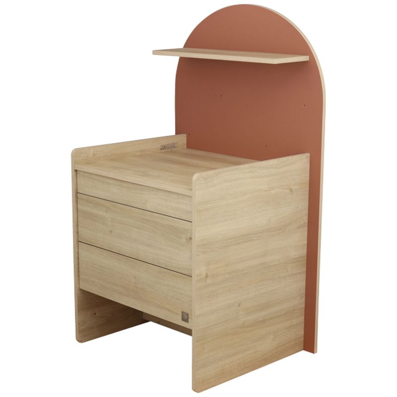 Commode à langer évolutive en bureau Arche Terracotta Sauthon mobilier Produit 3