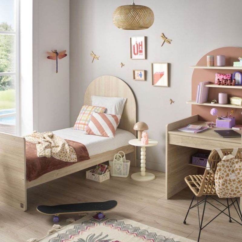 Commode à langer évolutive en bureau Arche Terracotta Sauthon mobilier Ambiance 8