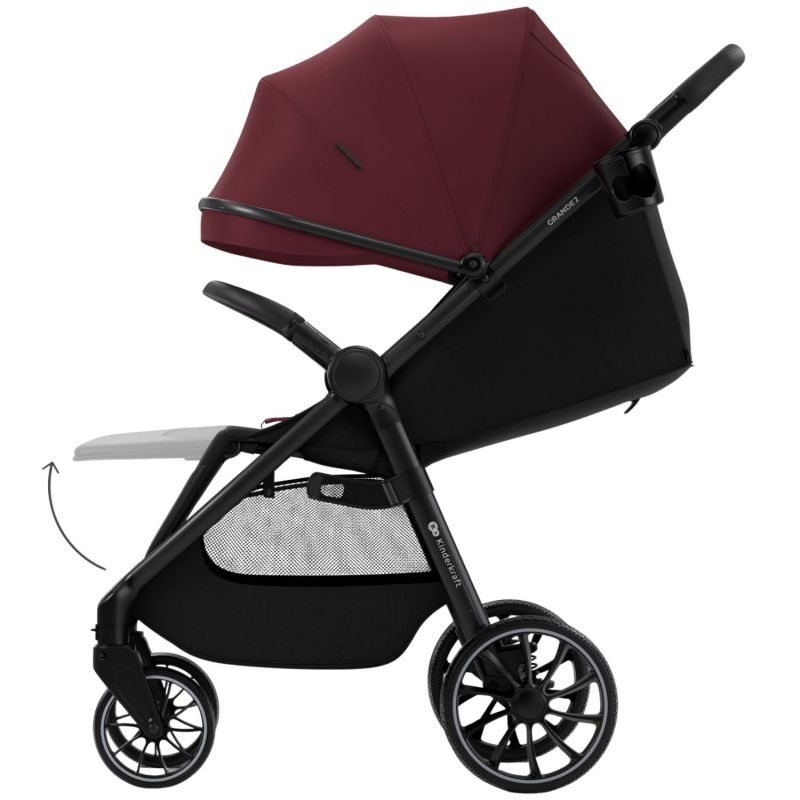 Poussette Grande 2 Dark Ruby Kinderkraft Produit 3