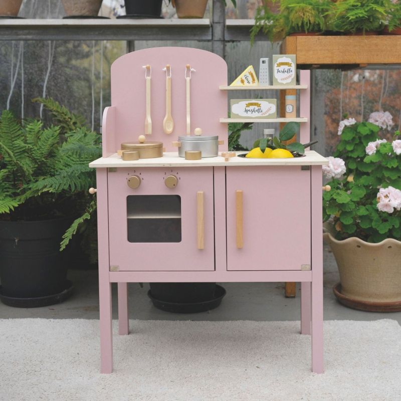 Cuisinière en bois rose Jabadabado Ambiance 5