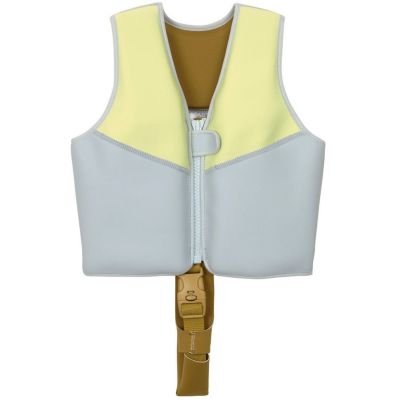 Gilet de natation bleu et citron vert (2-6 ans)  par Lässig 