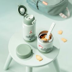 Boîte repas isotherme Playground Vert (300 ml)