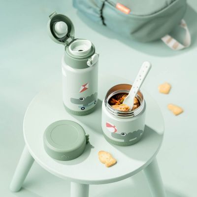 Boîte repas isotherme Playground Vert (300 ml)