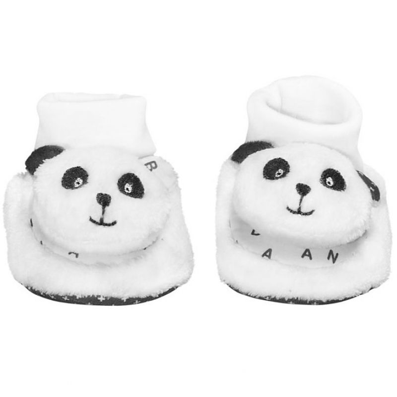 Chaussons en tissu panda Chao Chao (0-6 mois) Sauthon