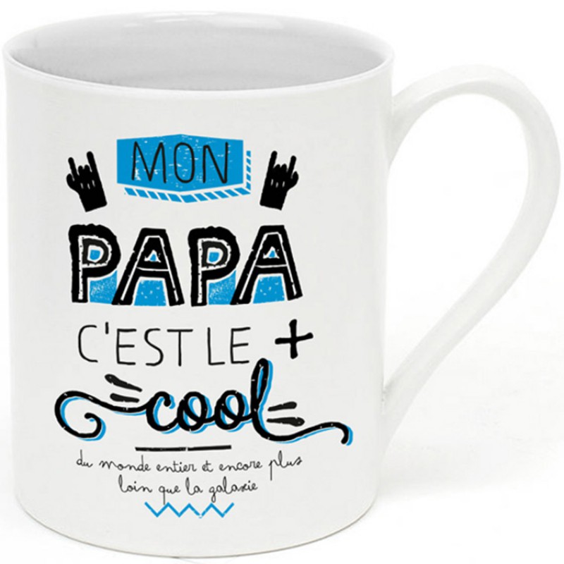 Mug Mon papa c'est le plus cool Créa Bisontine