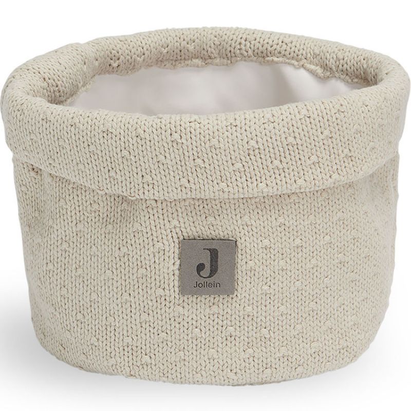 Panier de toilette Bliss Knit Nougat (14 x 18 cm) Jollein