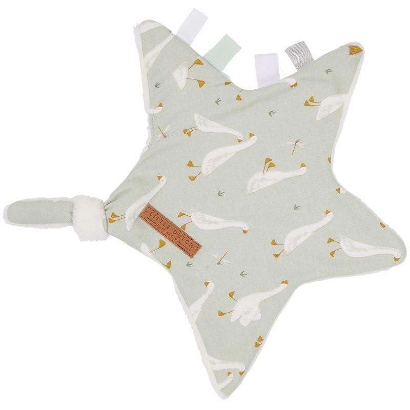 Doudou attache sucette étoile Little Goose Little Dutch