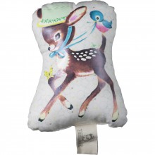 Doudou gling Bambi Des ronds dans les Etoiles (12 cm)  par Les Petits Vintage
