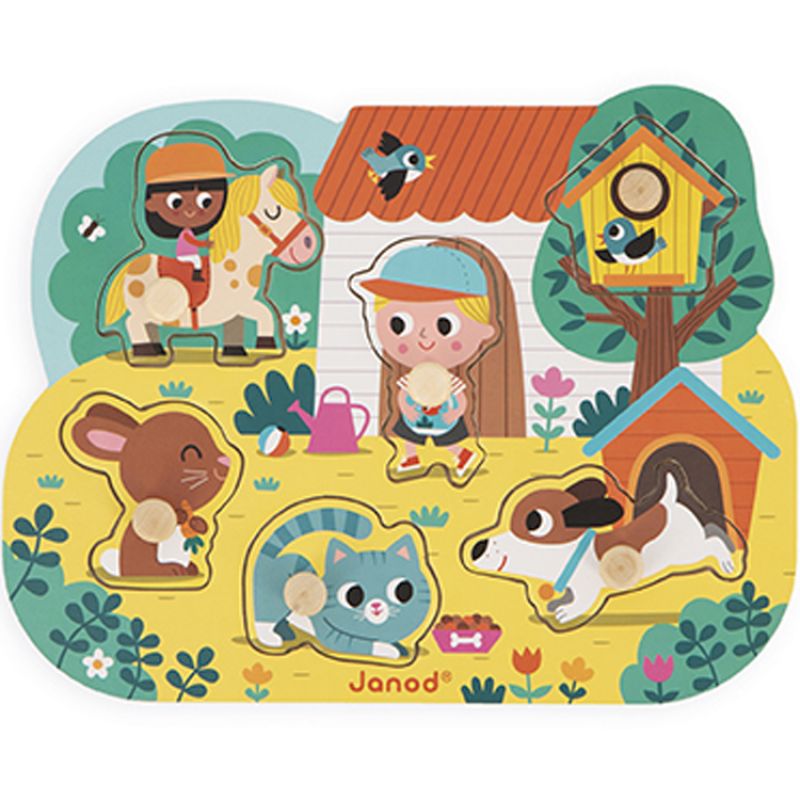 Puzzle bébé Campagne (6 pièces) Janod