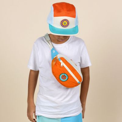 Casquette anti-UV Vibe Panel Orange (4-7 ans)