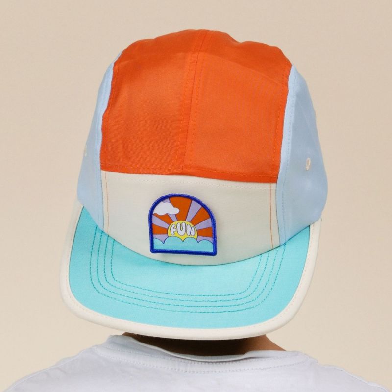 Casquette anti-UV Vibe Panel Orange (4-7 ans) KI et LA Ambiance 8