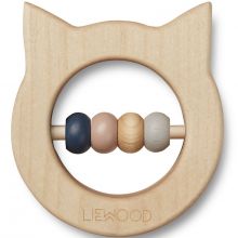 Anneau de dentition en bois Ivalu chat  par Liewood