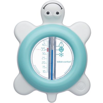 Thermomètre de bain tortue vert d'eau