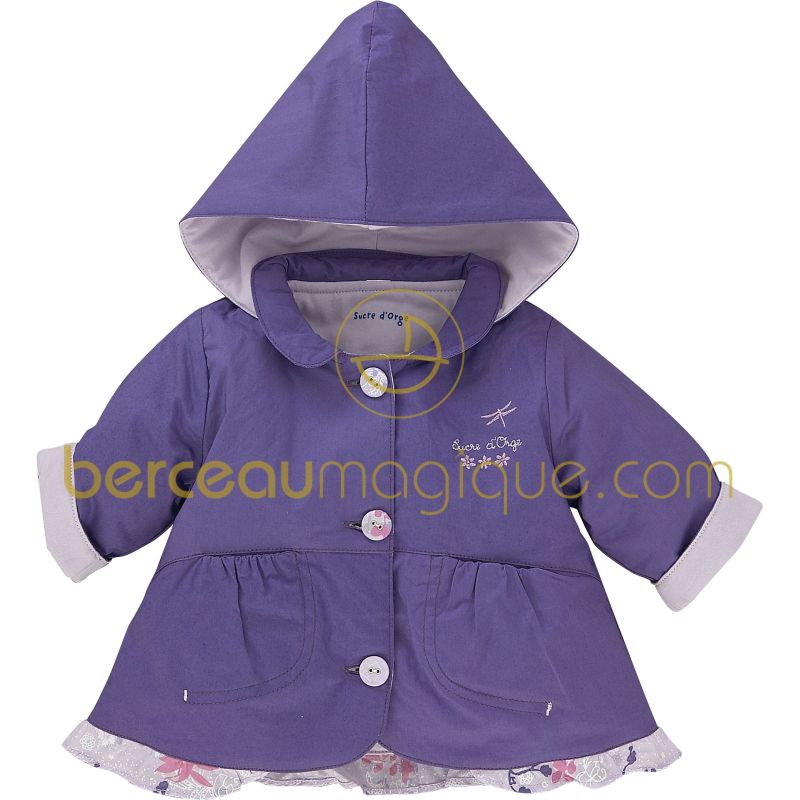 Blouson à capuche Bouquet d'été (1 mois au 12 mois) Sucre d'orge