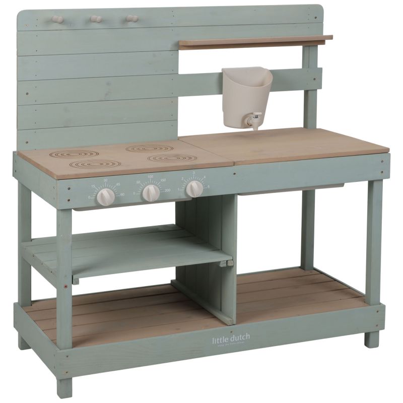 Cuisine d'extérieur en bois vert Little Dutch Produit 3