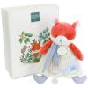Doudou attache-sucette Romarin Le Renard (19 cm) Doudou et Compagnie Packaging 1