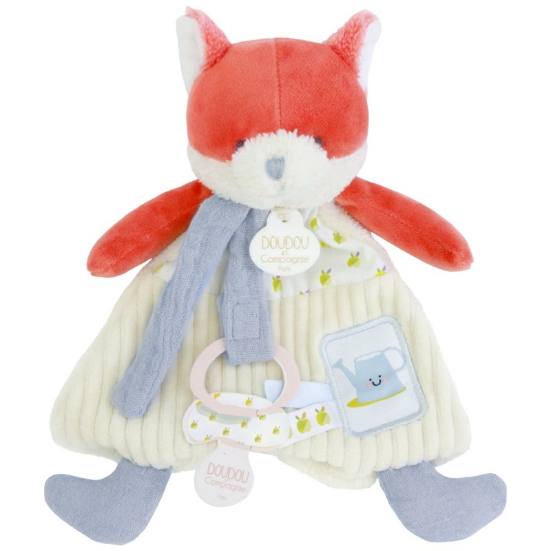 Doudou attache-sucette Romarin Le Renard (19 cm) Doudou et Compagnie Produit 3