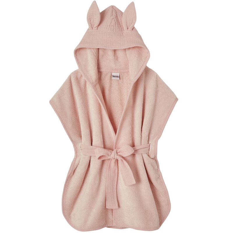 Peignoir de bain Soft Bambou rose blush (0-2 ans) BB & Co