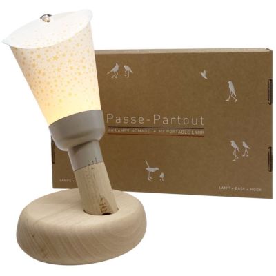 Coffret lampe nomade 5 en 1 Pléiades - Taupe cendré Maison Polochon
