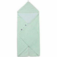 Couverture nomade Trendy Wrapping Misty Green (80 x 80 cm)  par Snoozebaby
