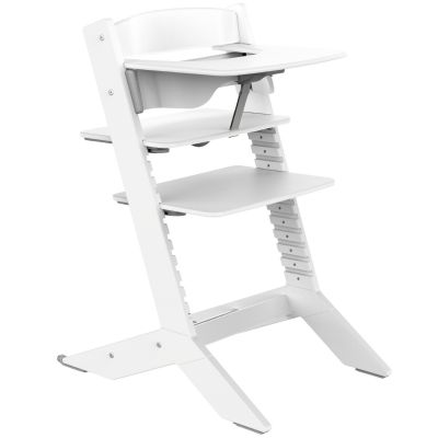 Chaise haute évolutive Nala Blanche avec tablette