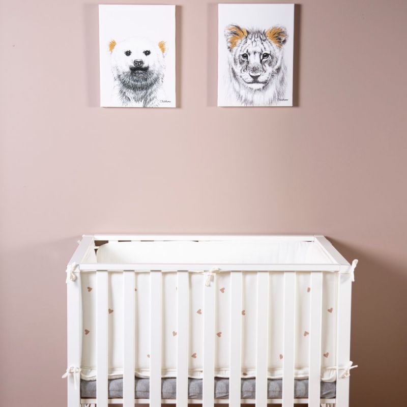 Image d'ambiance de présentation du produit Affiche peinture lion or (30 x 40 cm) - Childhome