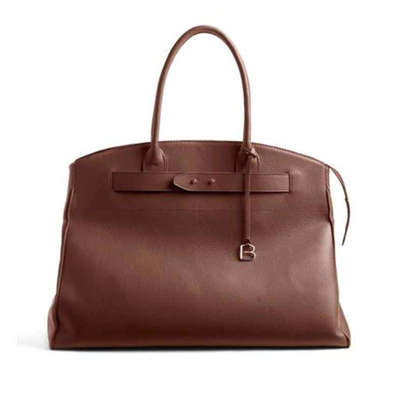 Sac à langer Le Montaigne cuir taupe Angelcare
